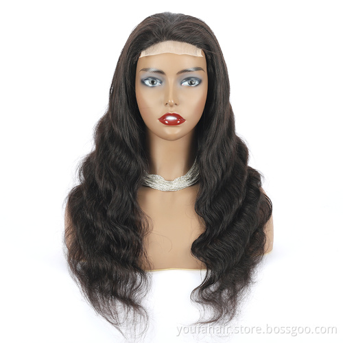 Wholesale Price Brazilian Virgin Hair 10A Body Wave 13x4 HD Transparent Lace Front Wigs 100% Remy Human Hair Wig for Black Woman